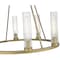 Z-Lite Beau 8 Light Chandelier, Rubbed Brass & Clear 3031-8RB - alternate 7